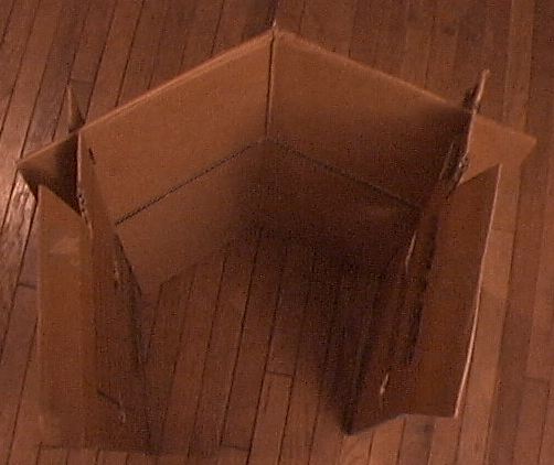 Picture of chair with back and sides assembled