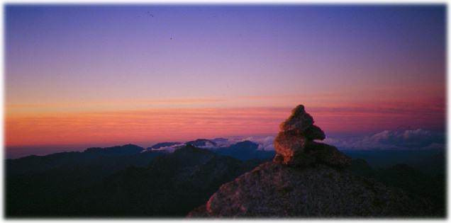 Dawn on Monte Ritondo