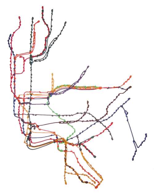 Quipu subway map photo